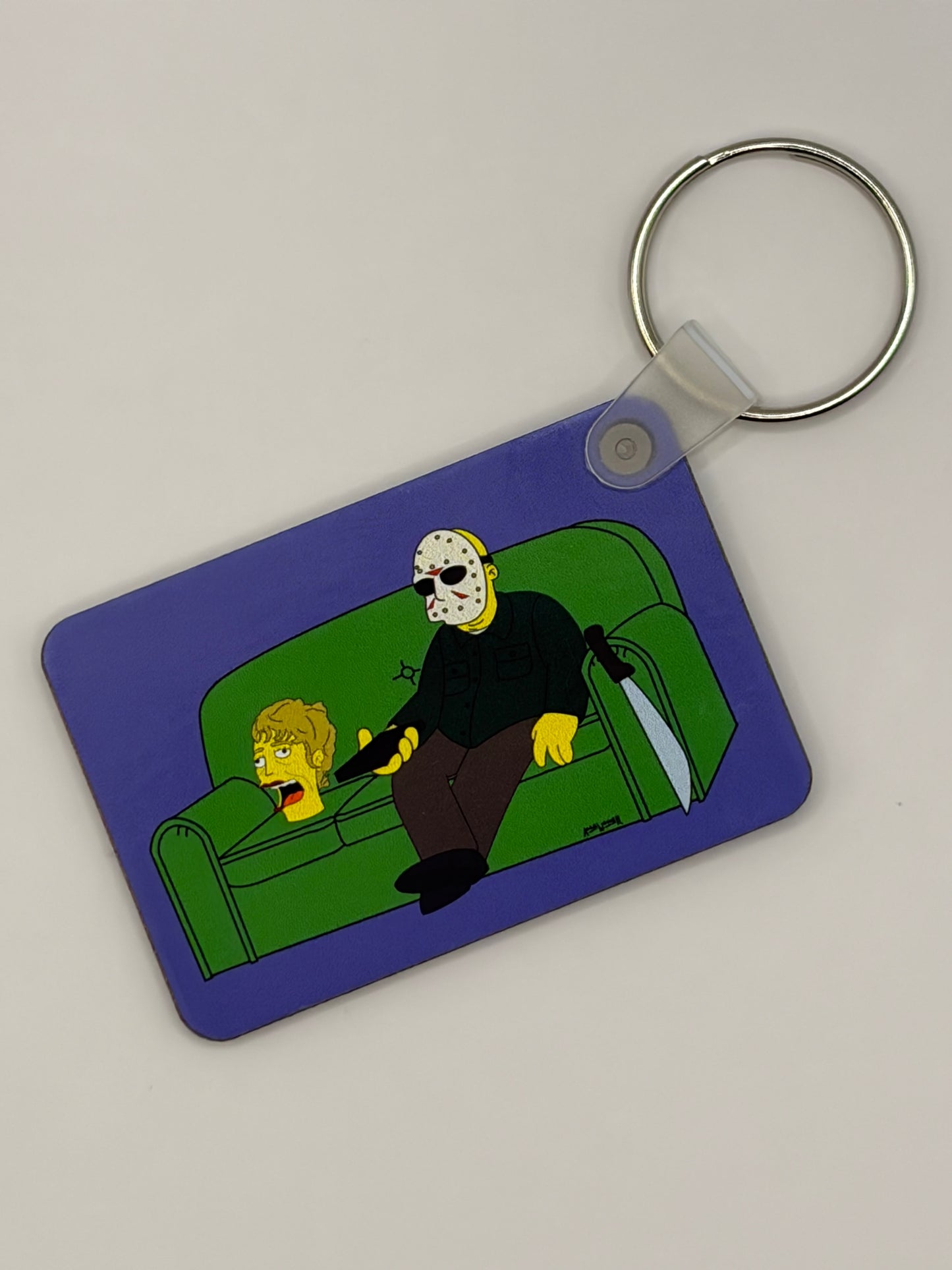 “Change-Change-Change, Channel, Channel, Channel”Keychain