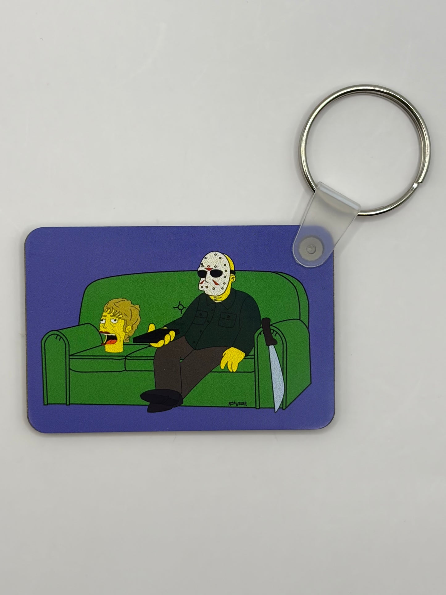 “Change-Change-Change, Channel, Channel, Channel”Keychain