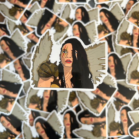 “Terrified Warrior” Sticker