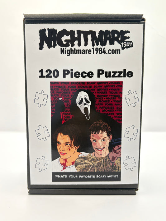 “What’s Your Favorite Scary Movie?" 120 Piece Puzzle