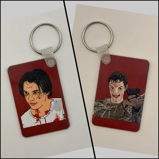 “Favorite Scary Movie” Double Sided Keychain