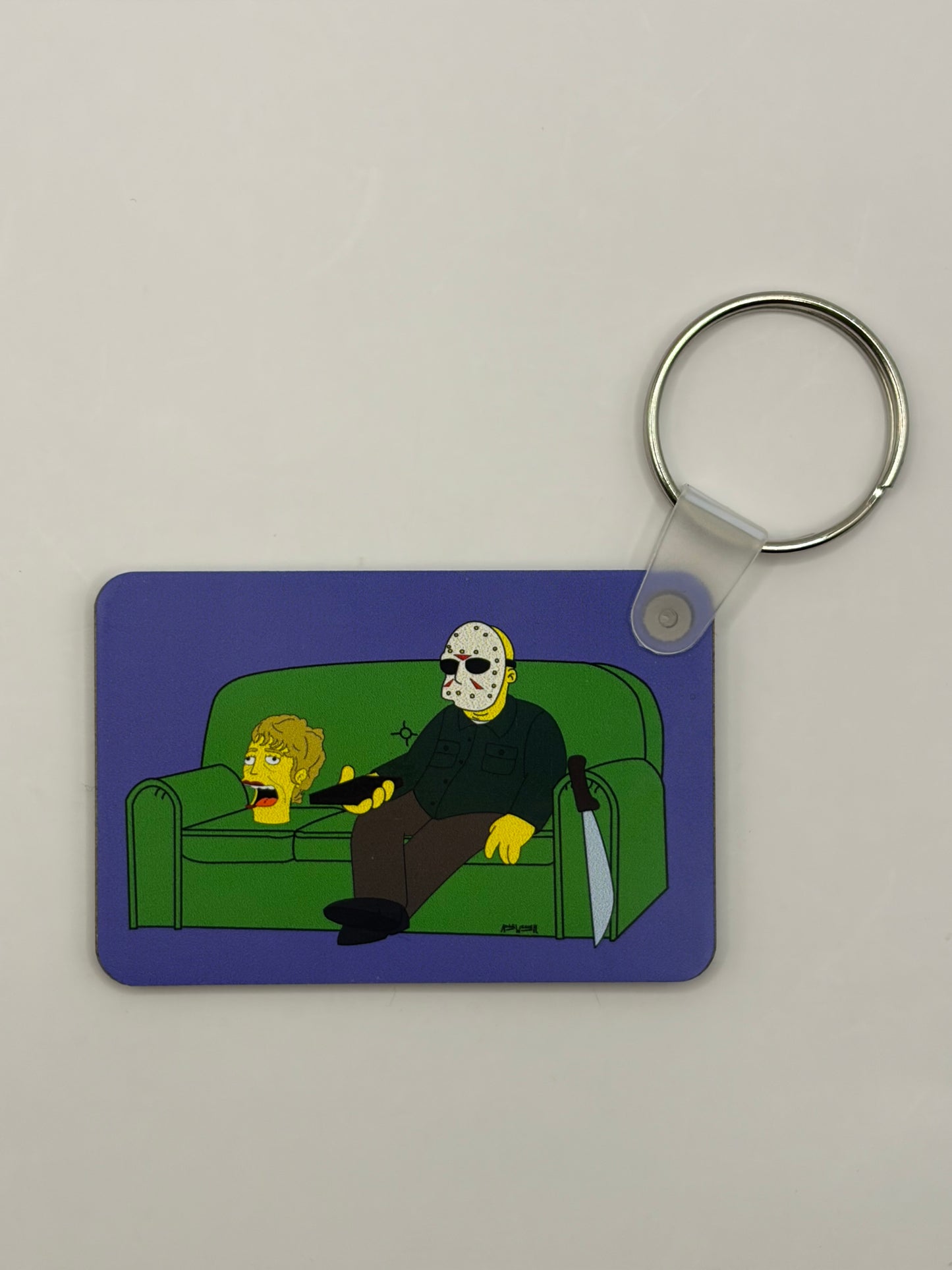 “Change-Change-Change, Channel, Channel, Channel”Keychain