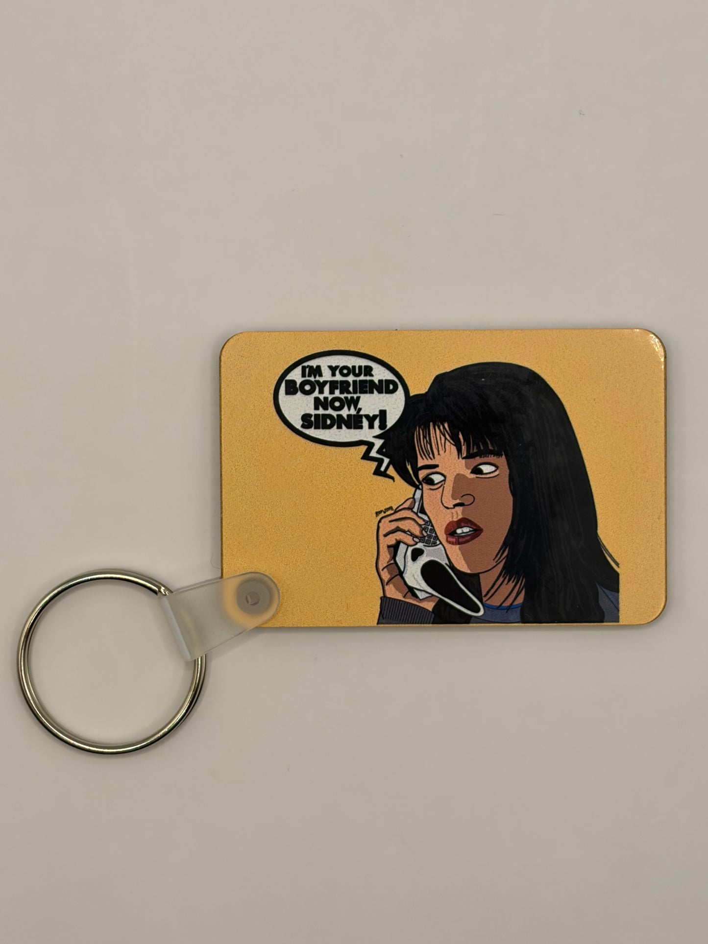 “I’m Your Boyfriend Now, Sydney!” Keychain