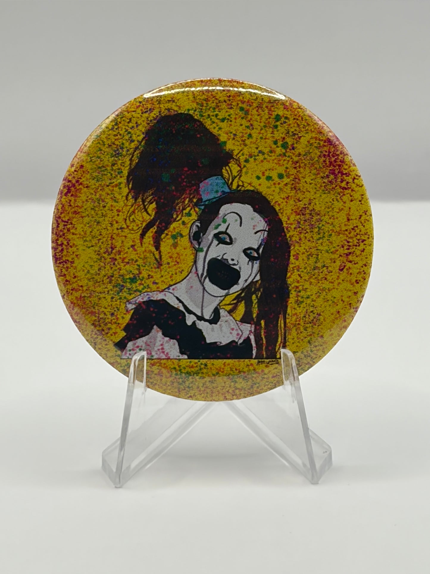 “A Clown’s Best Friend” Large Button
