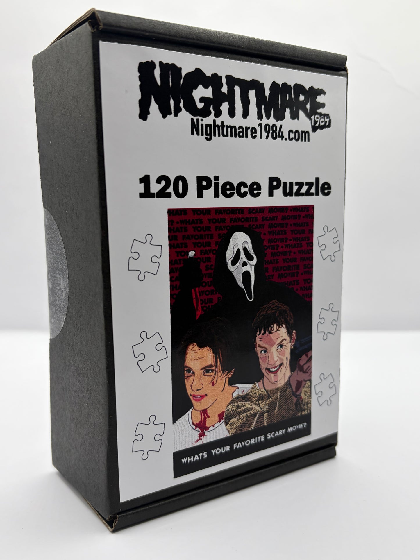 “What’s Your Favorite Scary Movie?" 120 Piece Puzzle