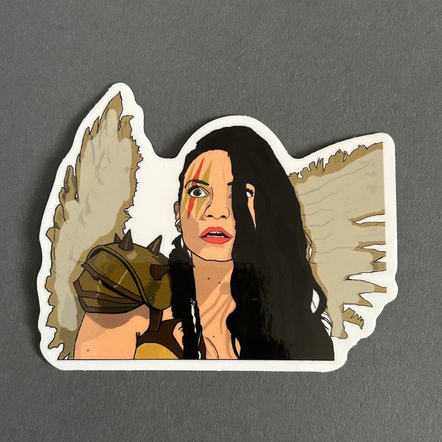 “Terrified Warrior” Sticker