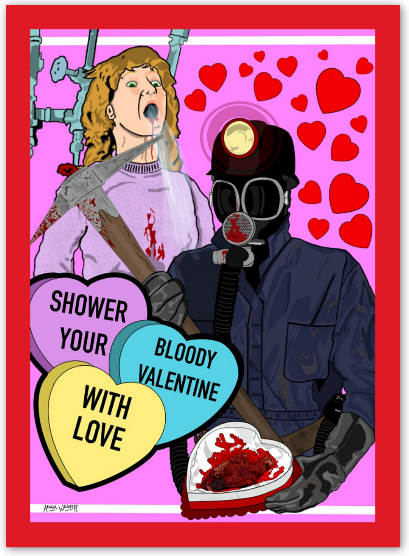 Valentine's Day 4 x 5.5 Flat Card
