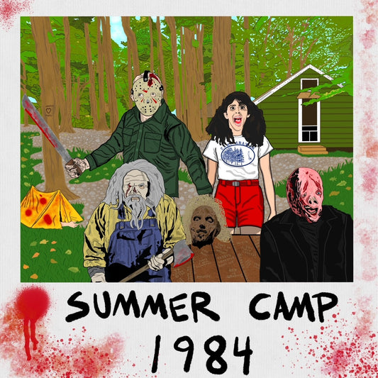 “Summer Camp 1984" 8x8 Art Print
